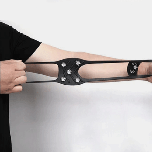 Ghiaccio Neve Antiscivolo 8 Punte Grip Pinze Ramponi Tacchetti per Scarpe da Escursionismo Scarpone - Foto 9 di 17