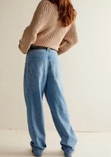 Free People NWT Crossroads Mid Rise Slim Straight Jeans Size 31