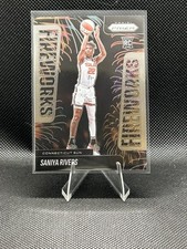 2025 Panini Prizm WNBA - Saniya Rivers #1 Fireworks (RC)