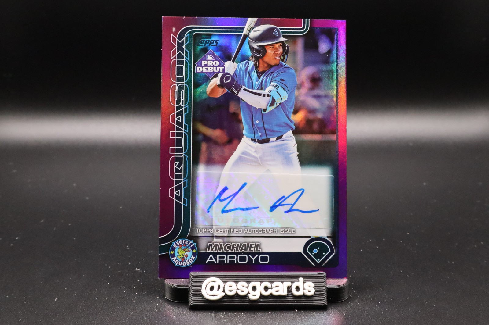 2025 Topps Pro Debut - Michael Arroyo #PD-78 Fuchsia Foil Autographs /199 (AU)