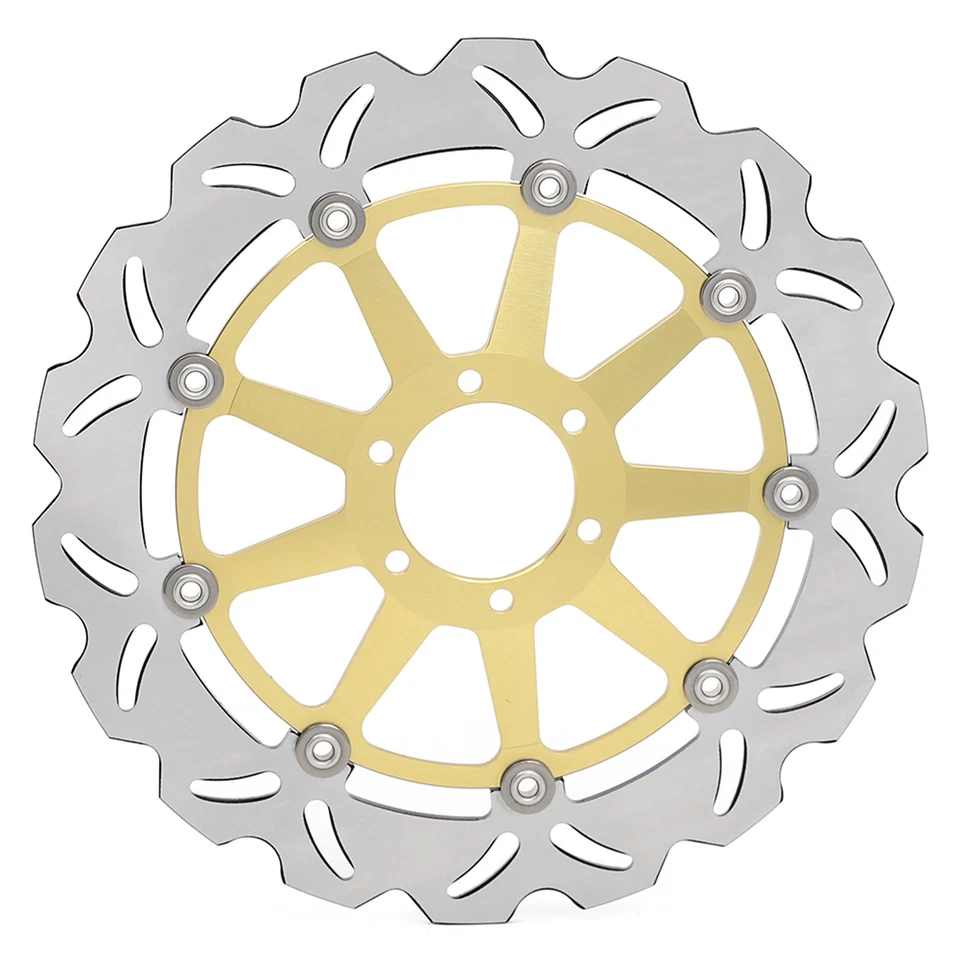 Front Brake Rotors For Aprilia SL Shiver 750 07-14 Tuono 1000 R 03-09 Mana 850 - Image 2 of 4