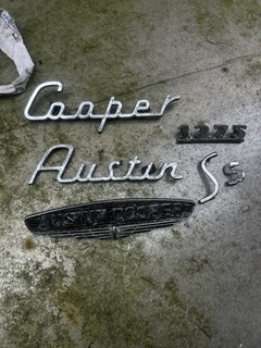 Austin Mini Cooper S Badges Classic Mini Mayfair 1275 Gt Mk1 Mk2 99p Start