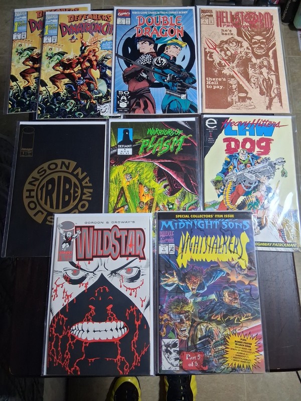 First Issues, #1 Comic Book Lot Of 9 Comics - DC, Image, epic, Defiant, & Marvel