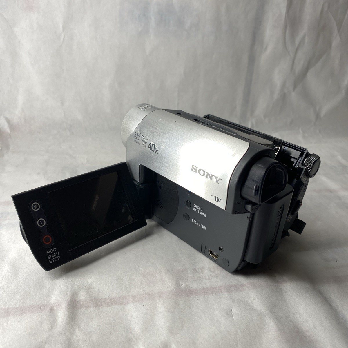 Sony DCR-HC38 MiniDV Silver Digital Camcorder 40x Optical Zoom