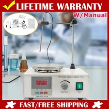 New Digital Magnetic Stirrer HotPlate Mixer Stirring Liquid Mixing Laboratory
