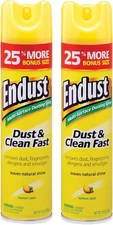 Endust Multi-Surface Dusting and Cleaning Spray, Lemon 12.5 Ounce (Pack of 2) 