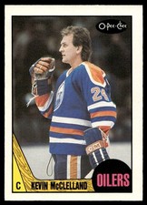 1987 O-Pee-Chee Hockey Kevin McClelland 201 Edmonton Oilers