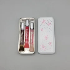 Bonne Bell Lip Fashion Roll On Scented Lip Gloss Y2K Metal Gift Box 3 Pack RARE