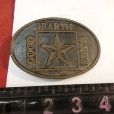 Vintage Good Earth Tools Belt Buckle