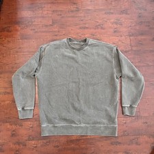 Vintage Heavyweight Crewneck Size Large Mens Charcoal Grey