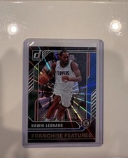 24-25 Donruss Kawhi Leonard Franchise Features Holo Blue & Green Laser /35