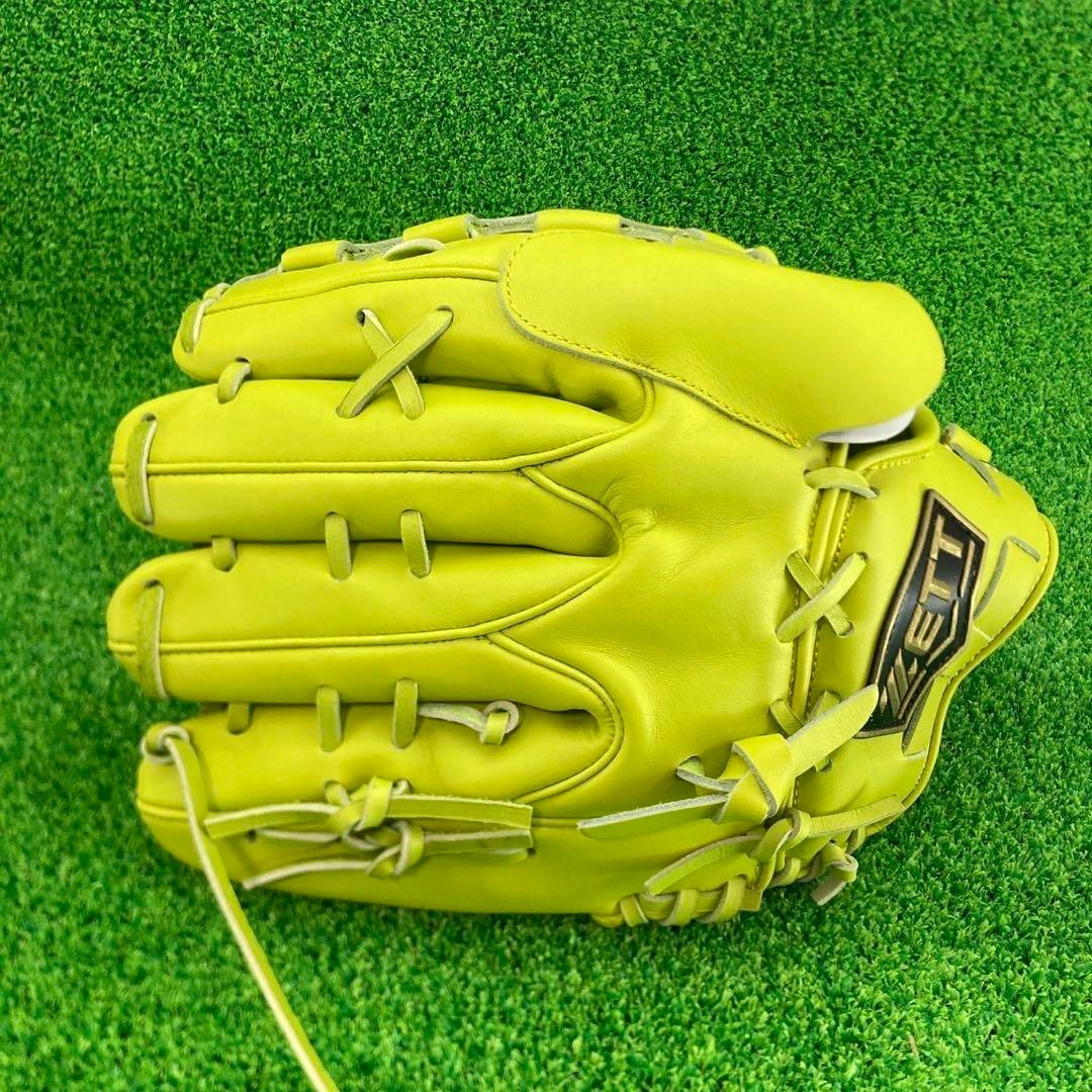 New] ZETT pro status 12 inch Pitcher Right Yellow Custom