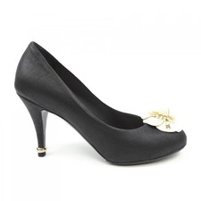 CHANEL pumps EU36.5 US6 G30219X01080 Black