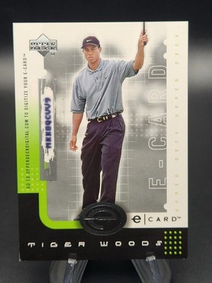 Tiger Woods 2001 Upper Deck e-Card Used