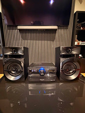 Panasonic SC-UX100E-K UX100 300 Watt Mini Hi-Fi System Bluetooth Hi-Fi System