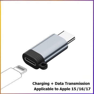 2pcs Type C to Lightn Fast Charger Data Sync Adapter for iPhone 15 16 17