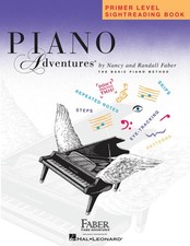 Piano Adventures Primer Level Sightreading Book Faber Music Beginner Lessons