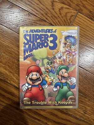 The Adventures of Super Mario Bros. 3 - The Trouble with Koopas DVD 1990 Broken