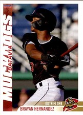 2019 Batavia Muckdogs Choice #12 Brayan Hernandez Venezuela VZ Baseball Card