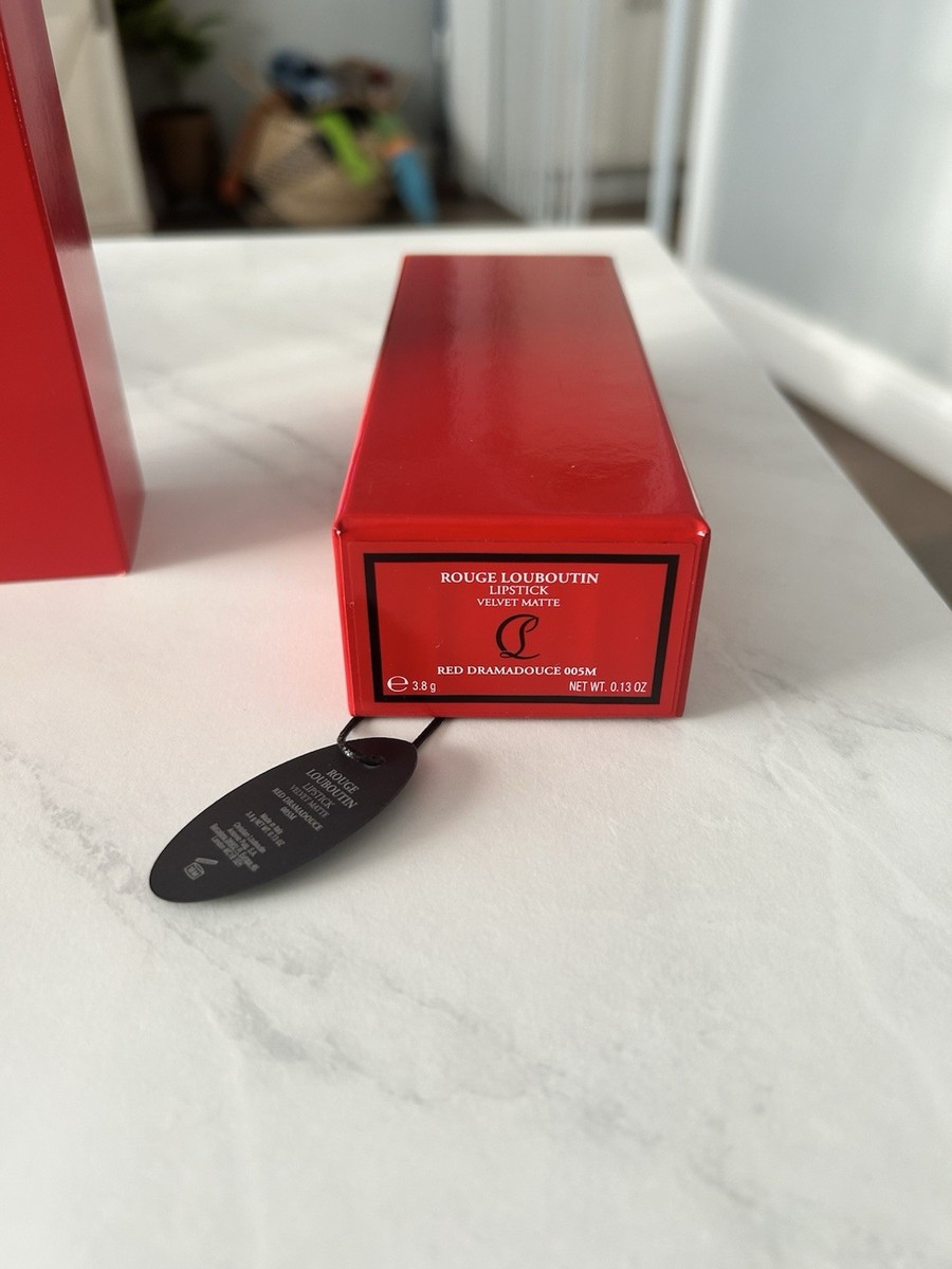 Christian Louboutin Velvet Matte Lipstick Red Dramadouce 005M 0.13