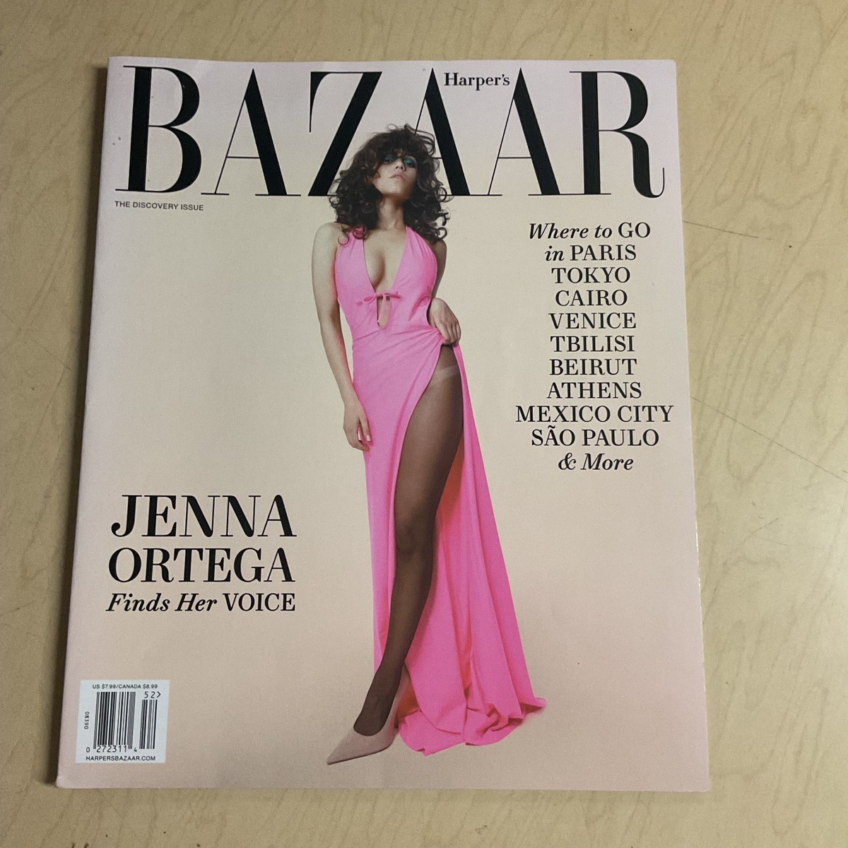 Summer 2025 Harper Bazaar magazine Jenna Ortega sexy cover The
