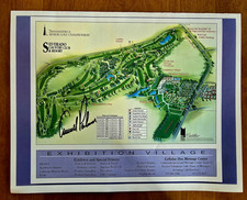 Arnold Palmer Autographed Transamerica Senior Golf Championship Event Map