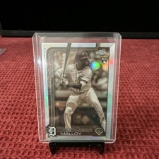 Topps Chrome Justyn-Henry Malloy Rookie #224 Detroit Tigers Baseball 2025
