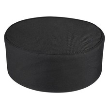 Adjustable Unisex Chef Hat Baker Kitchen Cooking Cap Breathable Mesh Top Black