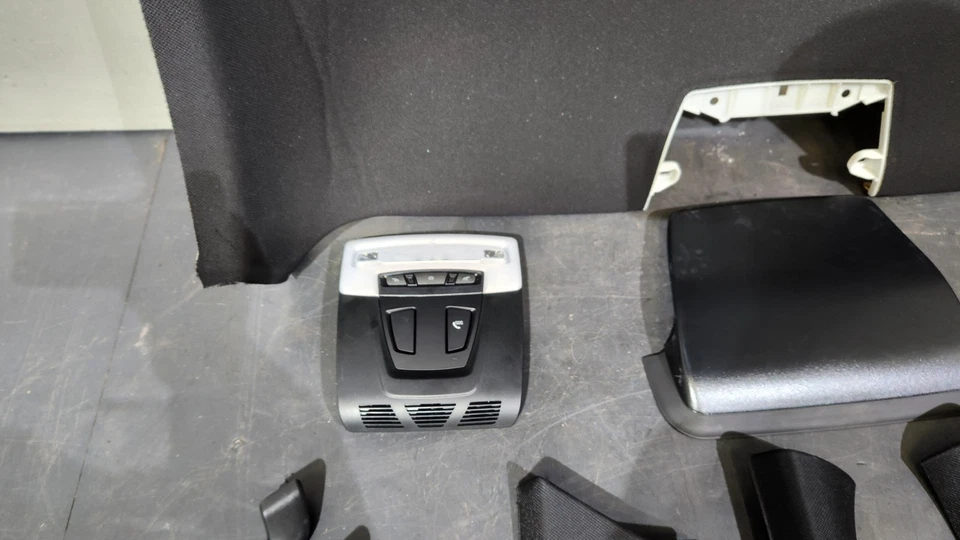 ✅ 12-18 OEM BMW F30 F80 M3 sedán techo negro pilares viseras conjunto antracita * Foto 3 de 4