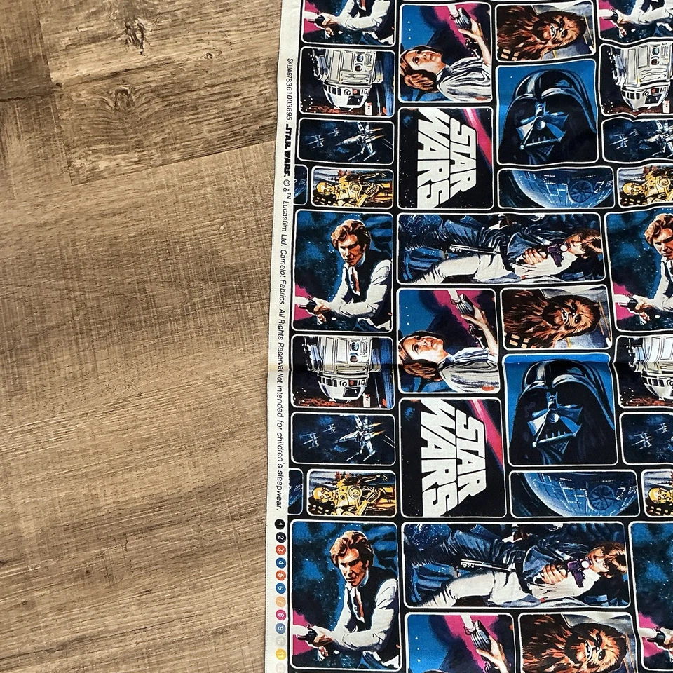 Остатки винтажной большой ткани Star Wars Darth Vader - Изображение 4 из 4