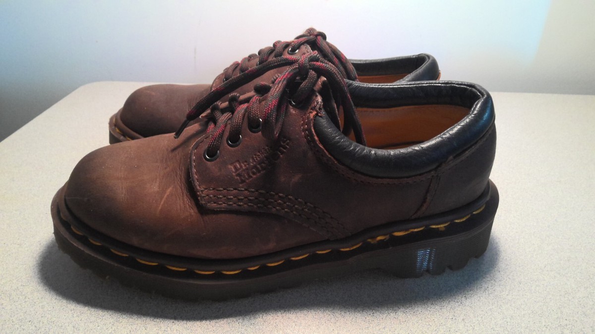 NEW Dr. Martens 8053 Crazy Horse Dark Brown Leather Unisex Oxford