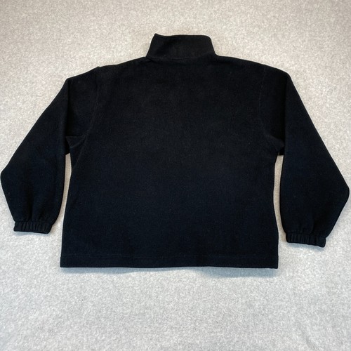 VINTAGE Hartwell Viasport Mens Pullover XLarger Black Quarter Zip Long Sleeve - Picture 10 of 13