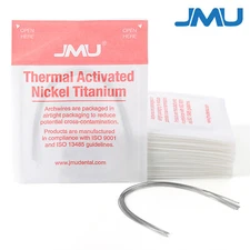 100/10Pks Ortho NiTi Archwire Thermal Activated Natural Form Round/Rectangular