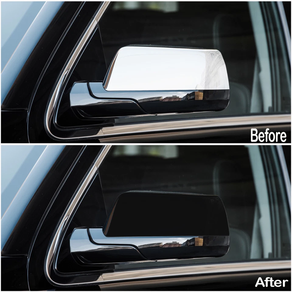 For 2015-2020 Chevrolet Tahoe Suburban Glossy Black Mirror Cover Caps 22913963 Foto 4 de 4