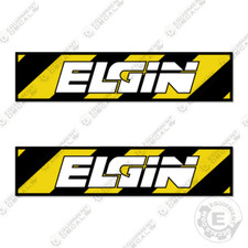 Fits Elgin Hazard Logo Decal Sweeper - 7 YEAR OUTDOOR 3M VINYL!