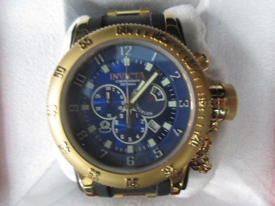 Invicta 10137 Russian Diver Off Shore 52mm Chronograph Polyurethane Strap Watch