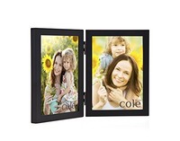 Philip Whitney Black Wooden Double 4x6 Vertical Picture Frame, New, Free Shippin on sale Philip Whitney Black Wooden Double 4x6 Vertical Picture Frame, New, Free Shippin on sale