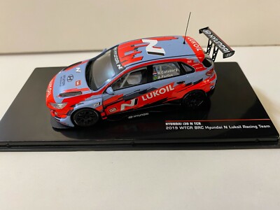 Hyundai i30 N TRC Modellauto 2019 WTRC BRC Lukoil Racing Team 1:43 N. Catsburg