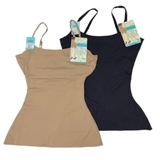 Spanx Cami Scoop Shaping Top Targeted Tummy Control Power Mesh Smoothing 1642
