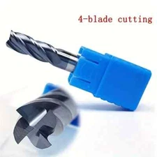 3/4" 4 FLUTE CARBIDE END MILL - REGULAR LENGTH - TiALN COATED