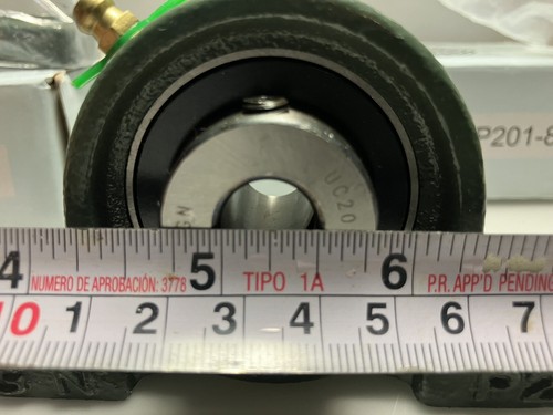 (2pc) UCP201-8 Solid Base Pillow Block Bearing 1/2" Bore Self Aligning 2 Bolt - Picture 10 of 14