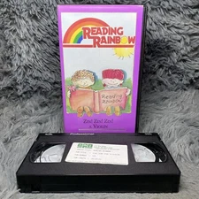 Reading Rainbow: Zin! Zin! Zin! A Violin VHS Tape LeVar Burton PBS Educational