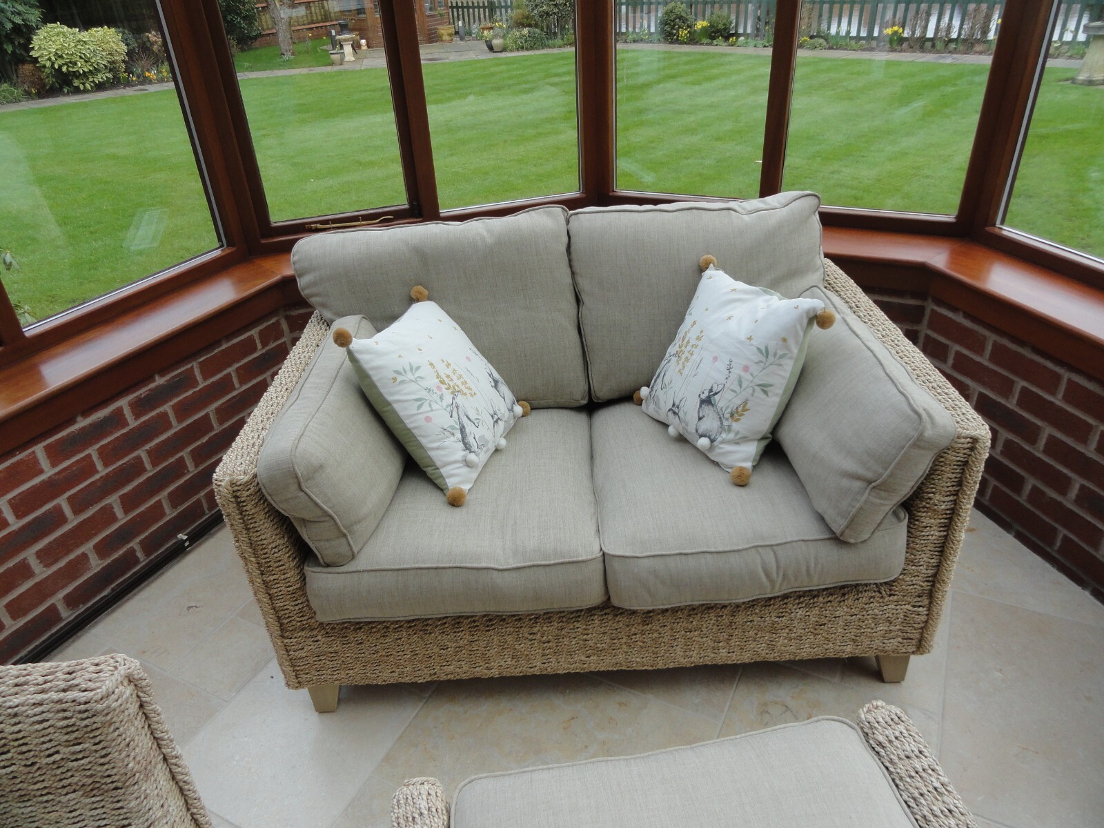 Marks and Spencers Rattan conservatory furniture used excellent