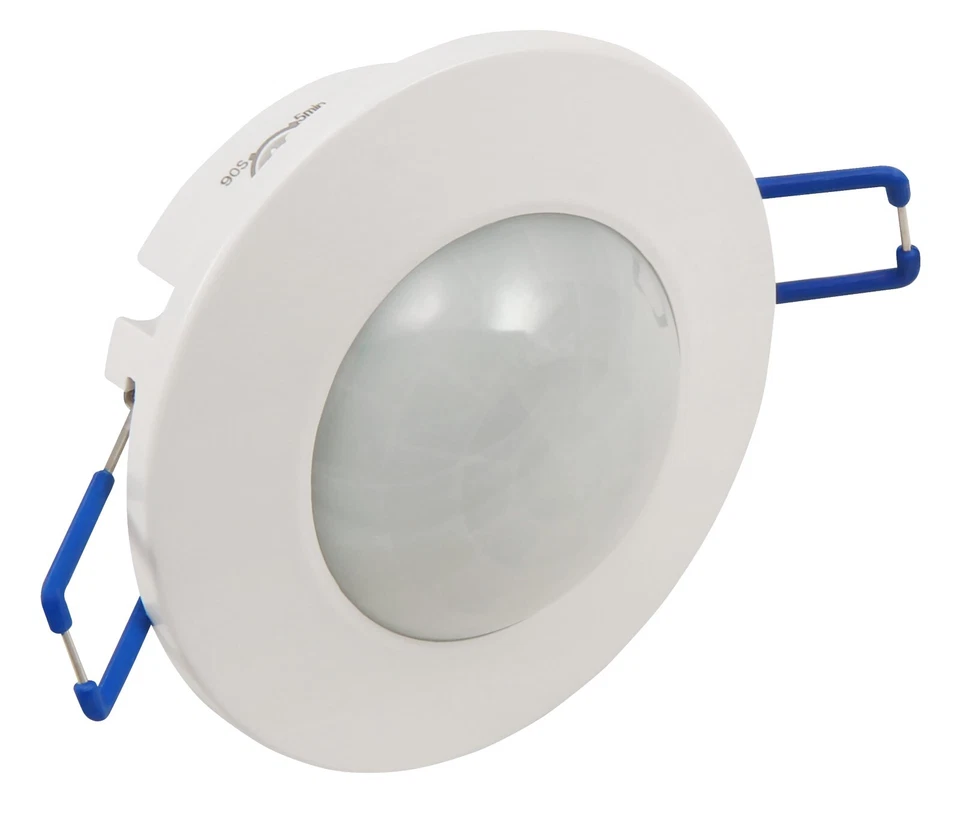 MCSHINE 360° Decken Bewegungsmelder PIR LED geeignet 800W Einbau Bewegungs Melder Flat