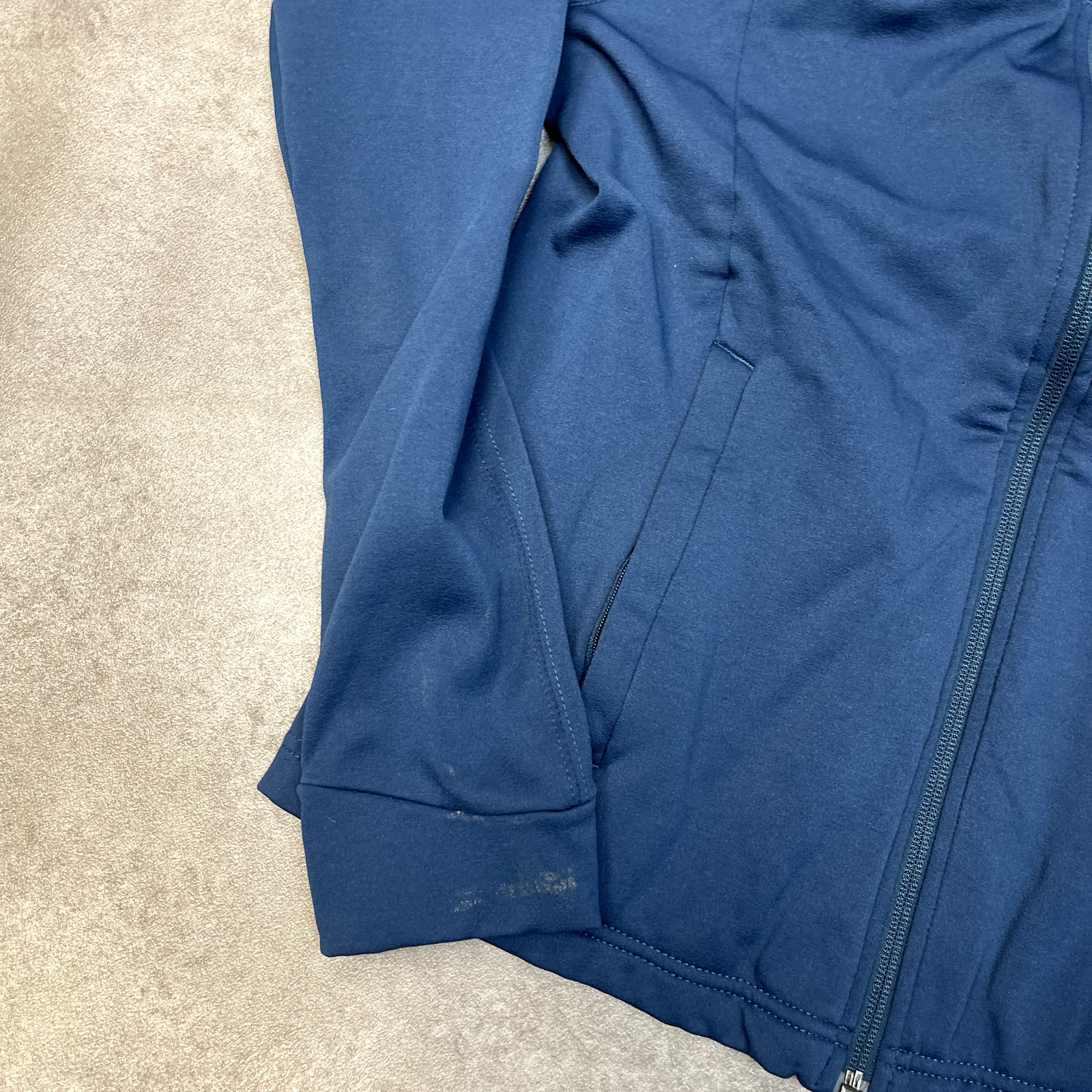 The North Face Sweatshirt Womens Medium Y2K Full-Zip Fleece Lined Jumper, Blue image 6