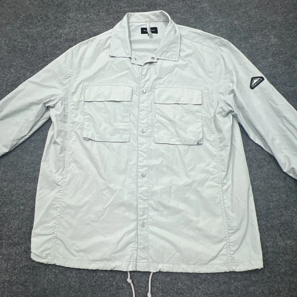 PENFIELD Windbreaker Jacket Mens Large Snap Front Nylon Water Wind Resistant - Image 2 of 4