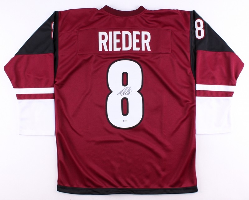 Tobias Rieder Signed Arizona Coyotes Jersey (Beckett COA) All Star Right Winger 