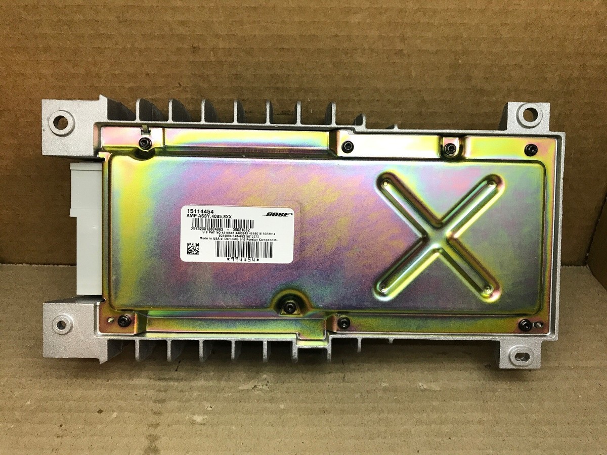 2003-2006 Cadillac Escalade Amp Amplifier Bose OEM 15114454