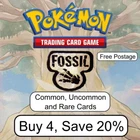 Pokémon - Fossil - Choose Your Card - Gengar, Dragonite, Lapras