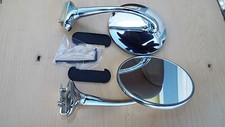 Pair 2 Long Arm Door Edge Outside Peep Mirror Adjustable Base Rat Hot Rod Pair 2 Long Arm Door Edge Outside Peep Mirror Adjustable Base Rat Hot Rod